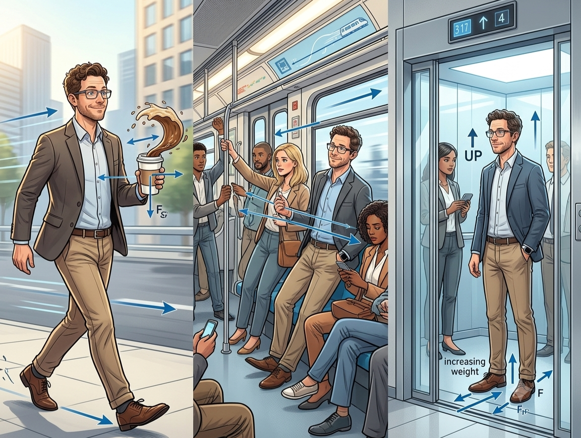 Everyday Physics: Coffee, Trains and the Elevator That Hates You
